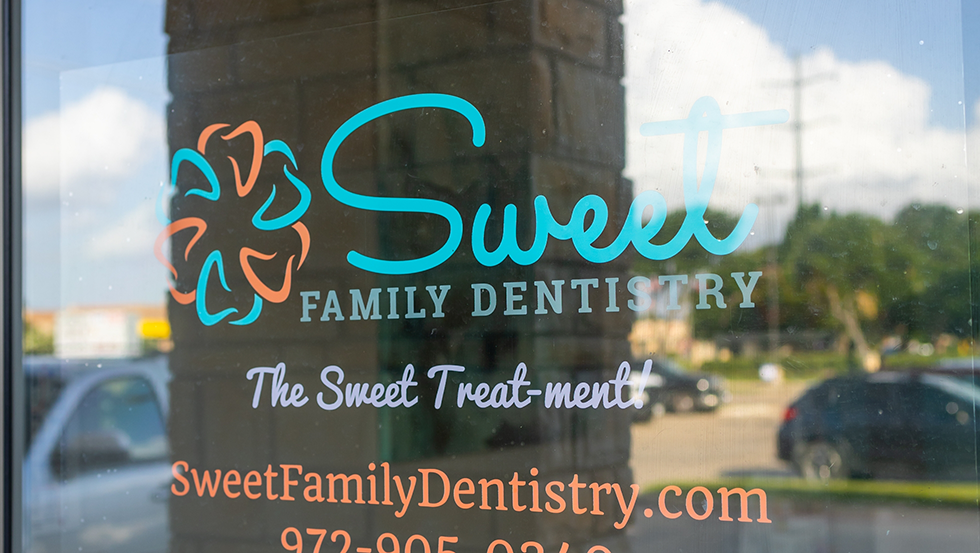 Window of Sweet Family Dentistry